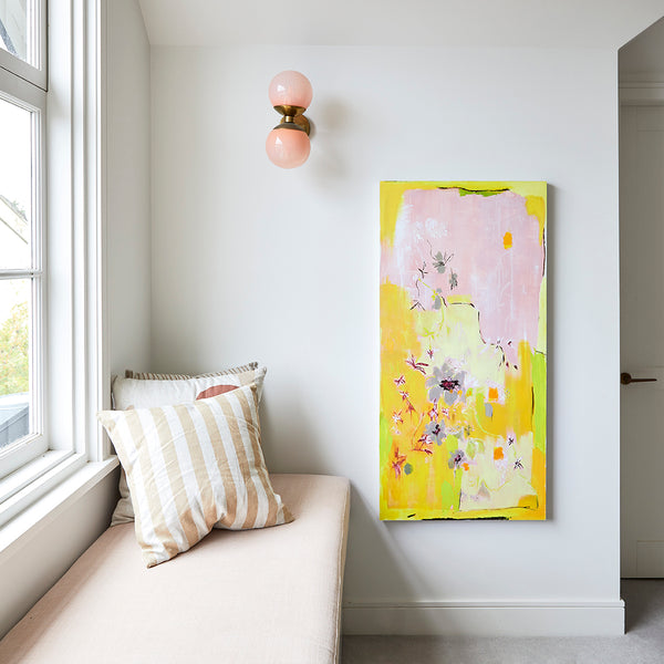 Brigitte Amiel-Northover's Jasmine and Honeysuckle oil on wood original art
